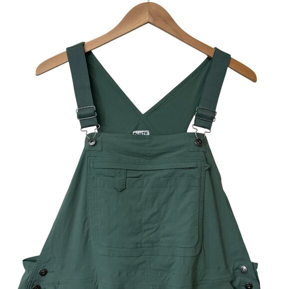 Duluth Trading Co Womens 2X x 31 Heirloom Gardening Ripstop Bib Overalls  Green - Picture 2 of 16